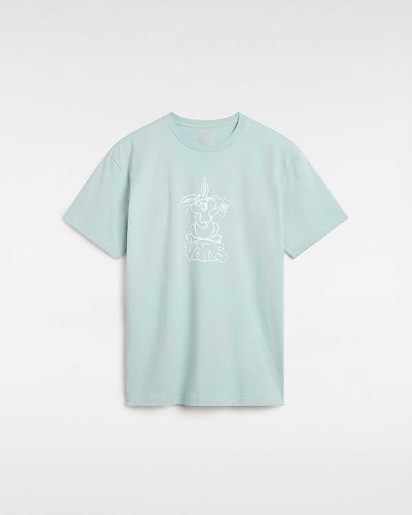 Blue Men Vans Crazy Eddy T Shirts NZ | VN3207681