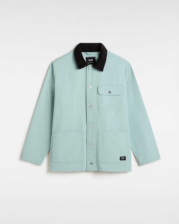 Blue Men Vans Drill Chore Coat NZ | VN1485079