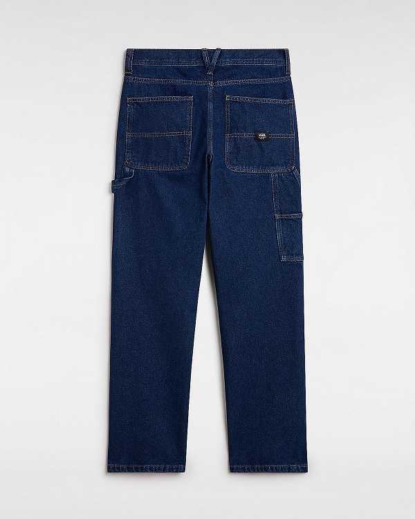 Blue Men Vans Drill Chore Relaxed Carpenter Pants NZ | VN4195328