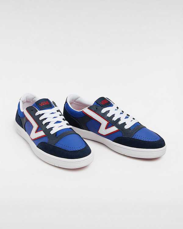 Blue Men Vans Lowland ComfyCush Tennis Shoes NZ | VN4981375