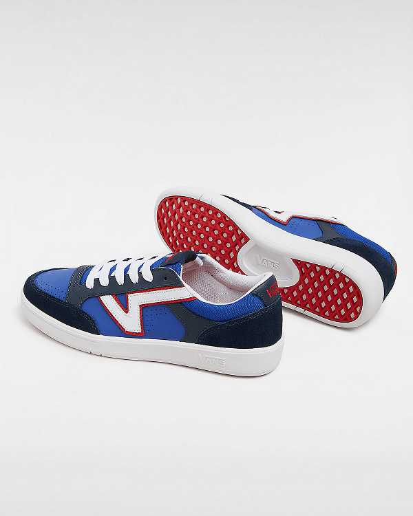 Blue Men Vans Lowland ComfyCush Tennis Shoes NZ | VN4981375