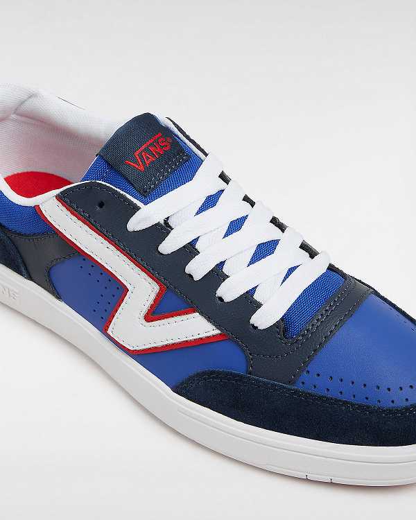 Blue Men Vans Lowland ComfyCush Tennis Shoes NZ | VN4981375