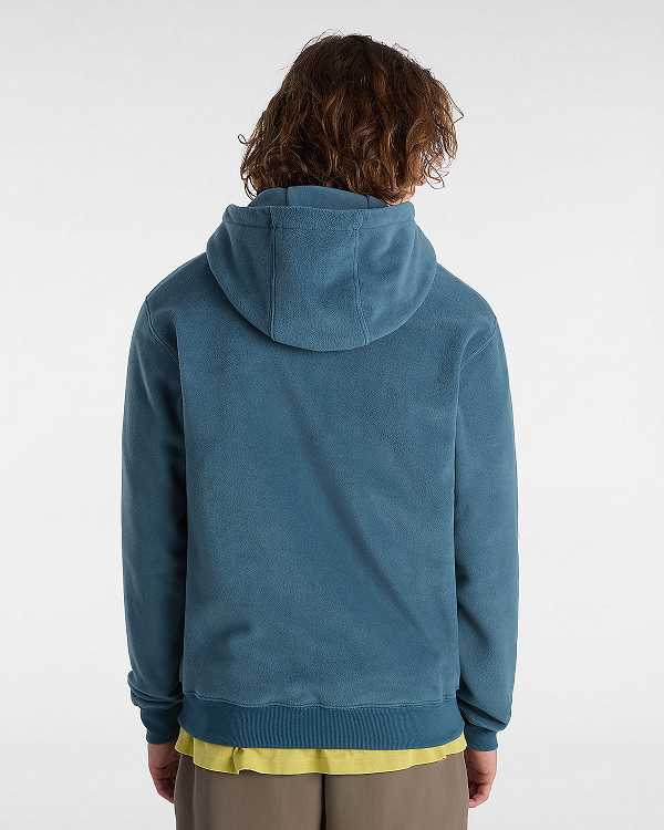 Blue Men Vans MTE Polartec Hoodie NZ | VN4130675