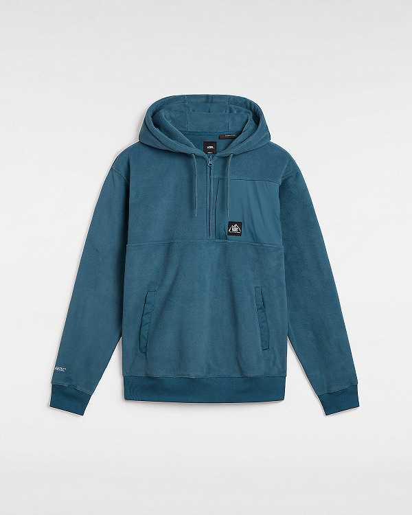 Blue Men Vans MTE Polartec Hoodie NZ | VN4130675