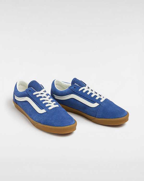 Blue Men Vans Old Skool Lowpro Sneakers NZ | VN6031849