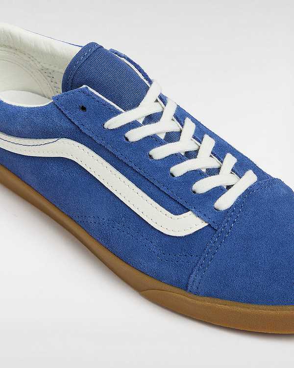 Blue Men Vans Old Skool Lowpro Sneakers NZ | VN6031849