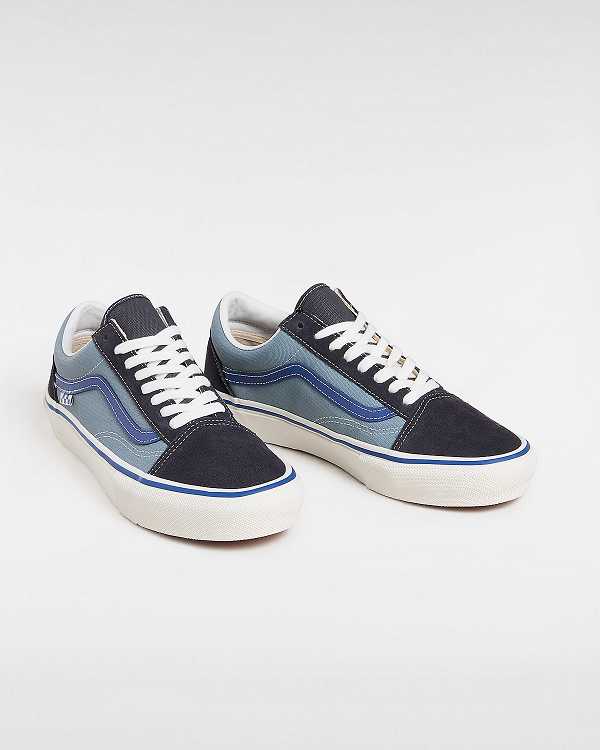 Blue Men Vans Old Skool Skate Shoes NZ | VN4238160