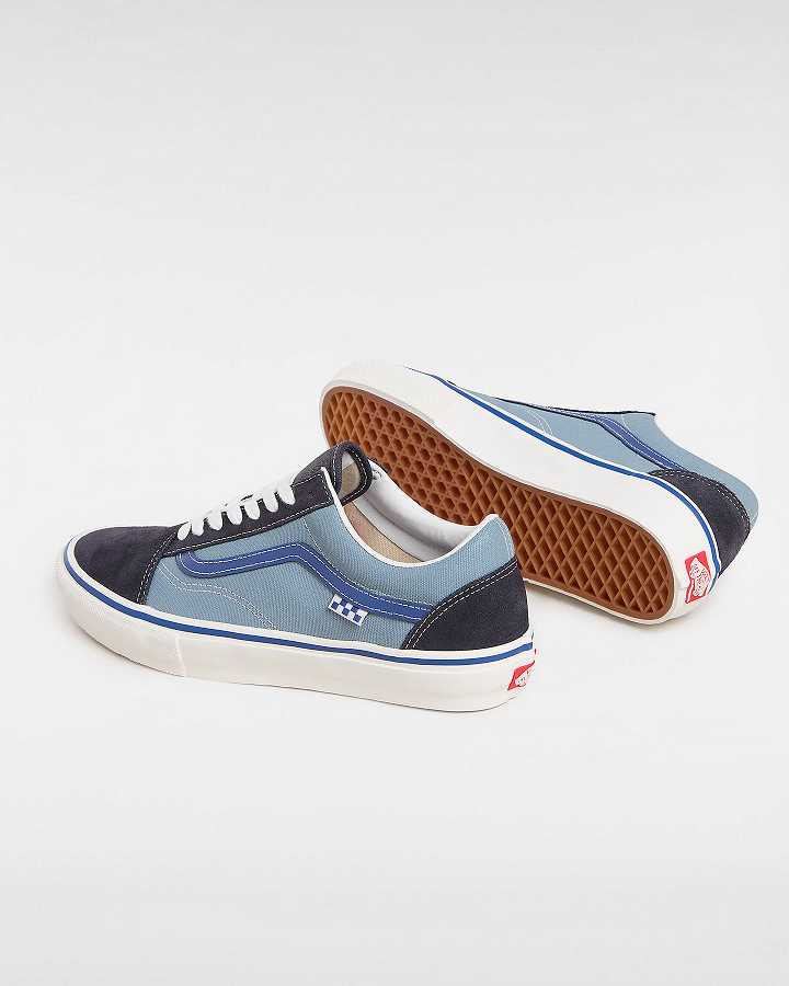 Blue Men Vans Old Skool Skate Shoes NZ | VN4238160