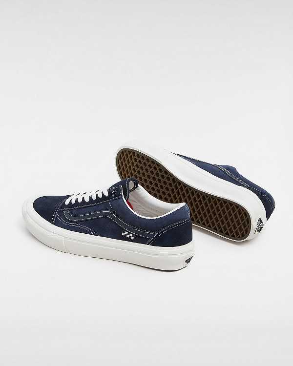 Blue Men Vans Old Skool Skate Shoes NZ | VN5789432