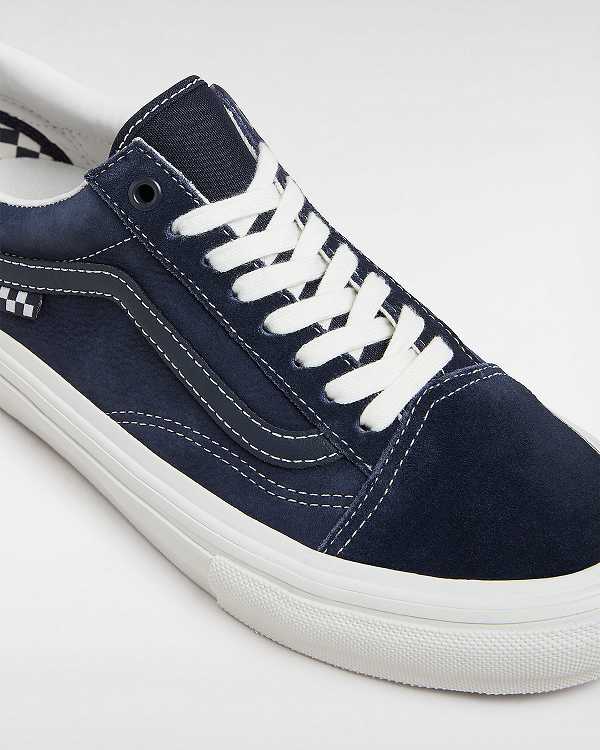 Blue Men Vans Old Skool Skate Shoes NZ | VN5789432