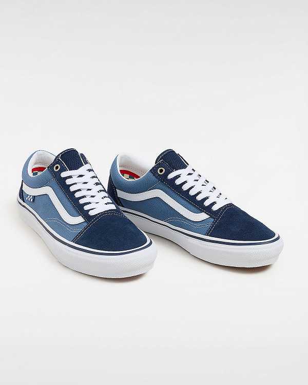 Blue Men Vans Old Skool Skate Shoes NZ | VN9407618