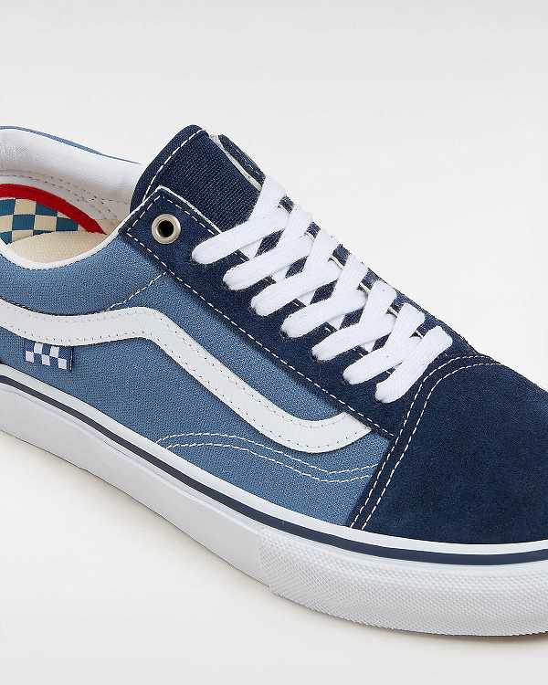 Blue Men Vans Old Skool Skate Shoes NZ | VN9407618