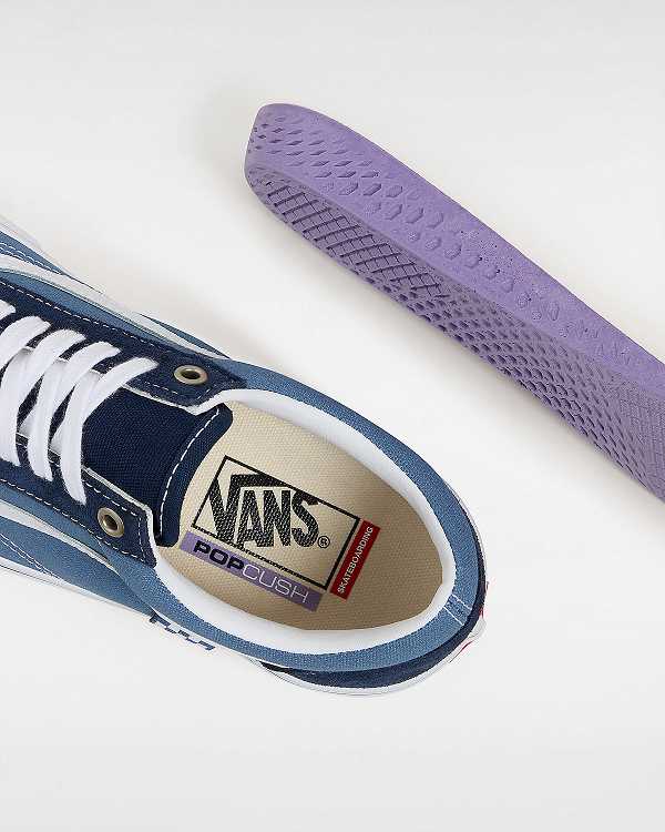 Blue Men Vans Old Skool Skate Shoes NZ | VN9407618