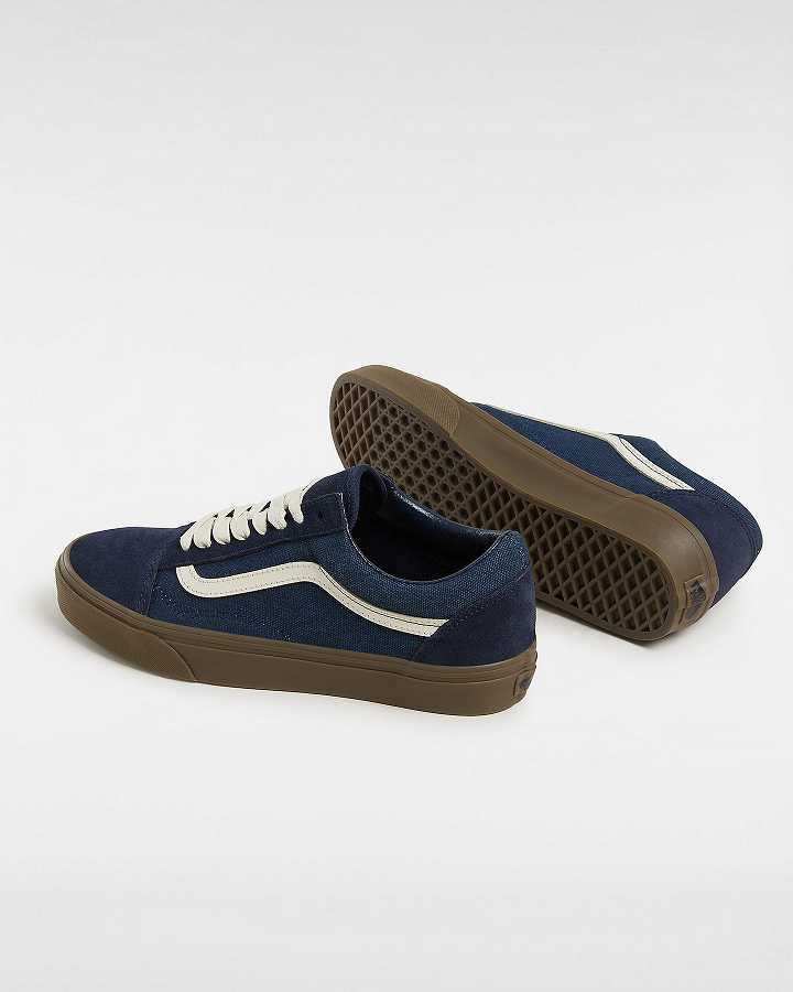 Blue Men Vans Old Skool Sneakers NZ | VN3725018