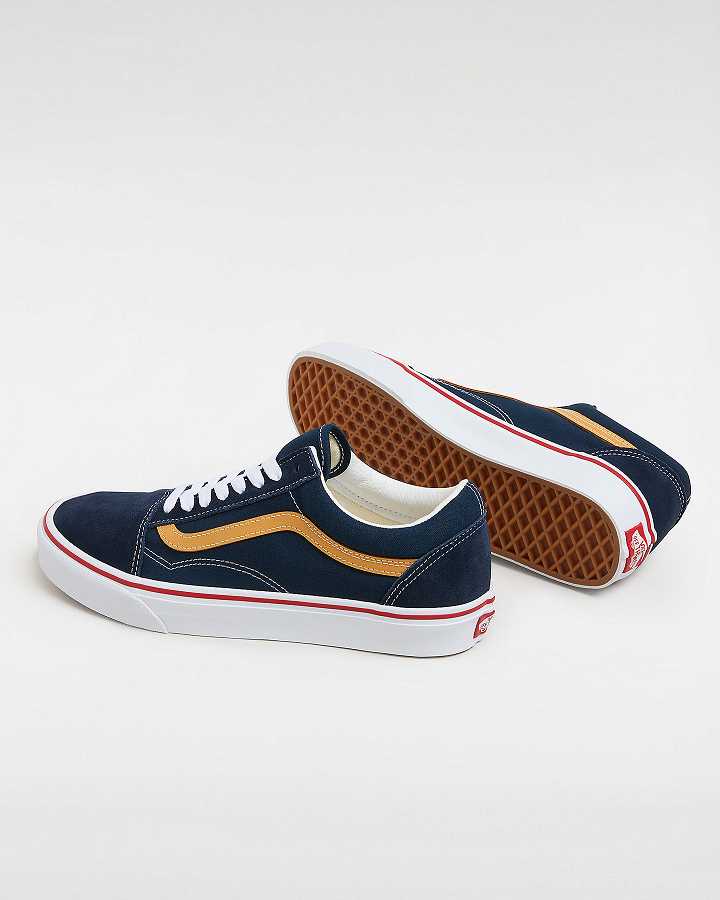 Blue Men Vans Old Skool Sneakers NZ | VN8654209