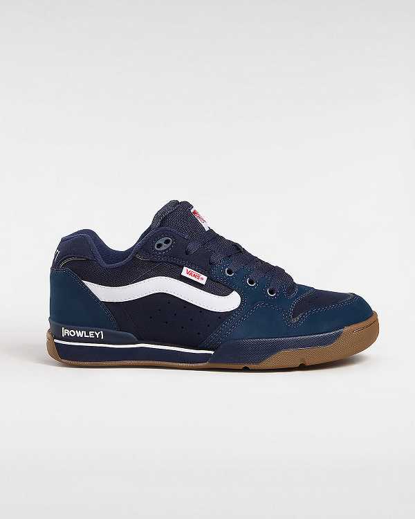 Blue Men Vans Rowley XLT Skate Shoes NZ | VN4783915