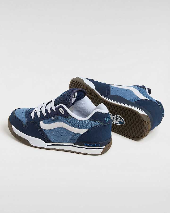 Blue Men Vans Rowley XLT Skate Shoes NZ | VN5460912