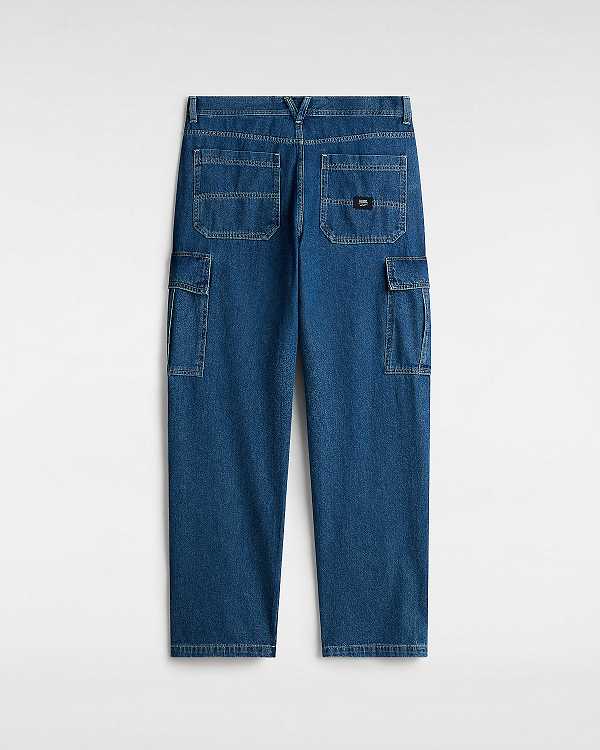 Blue Men Vans Service Cargo Loose Pants NZ | VN3754928