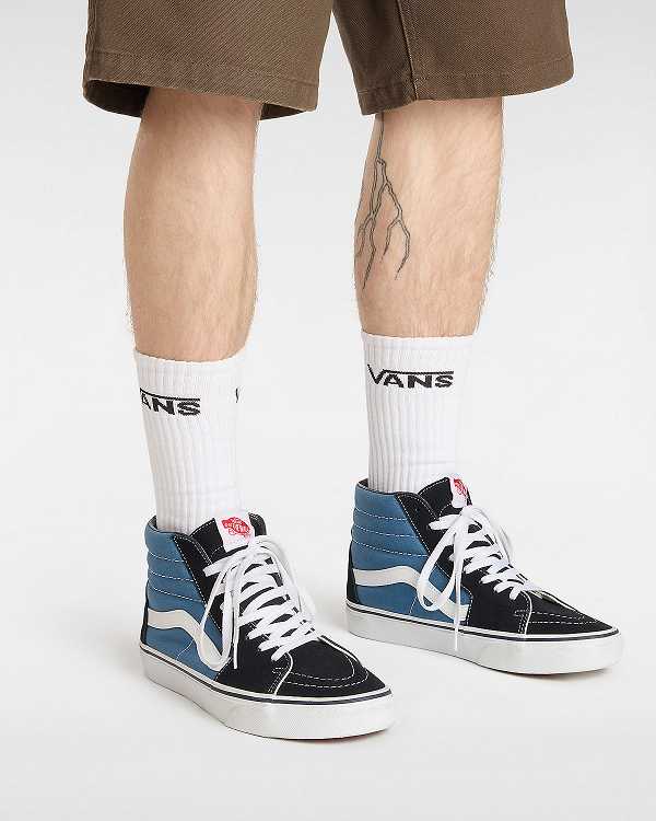 Blue Men Vans Sk8-Hi Sneakers NZ | VN0649738