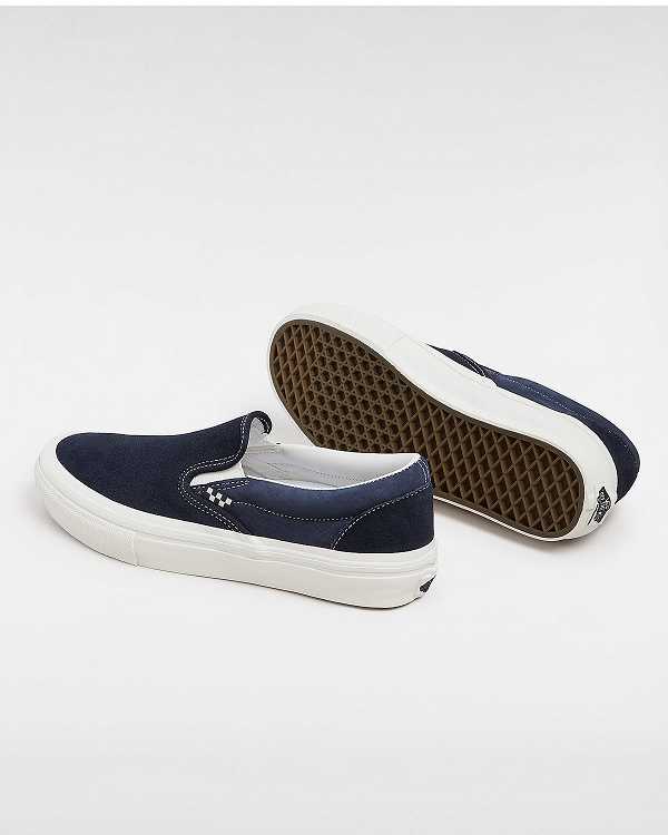 Blue Men Vans Skate Slip On Shoes NZ | VN3726540