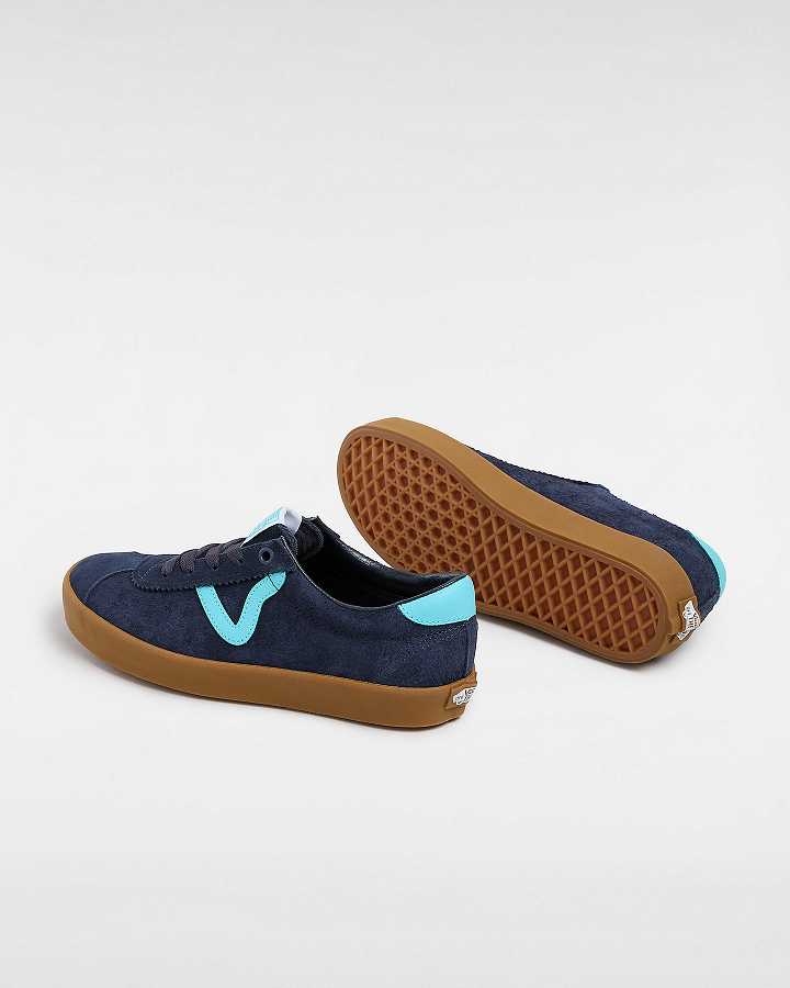 Blue Men Vans Sport Low Sneakers NZ | VN7634819