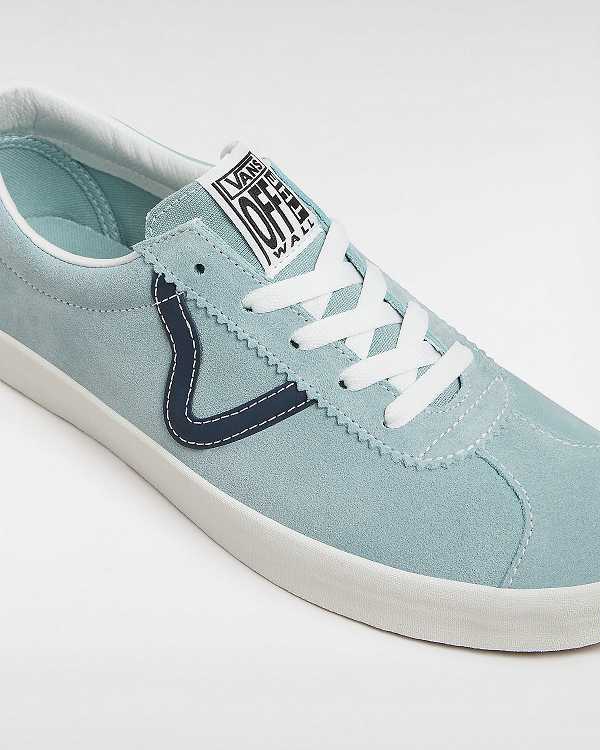 Blue Men Vans Sport Low Suede Sneakers NZ | VN3968170