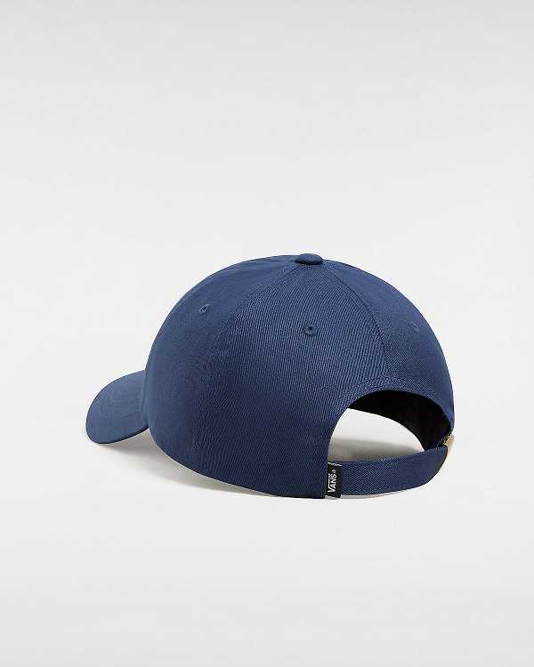 Blue Unisex Vans Half Box Curved Bill Jockey Hats NZ | VN8465173