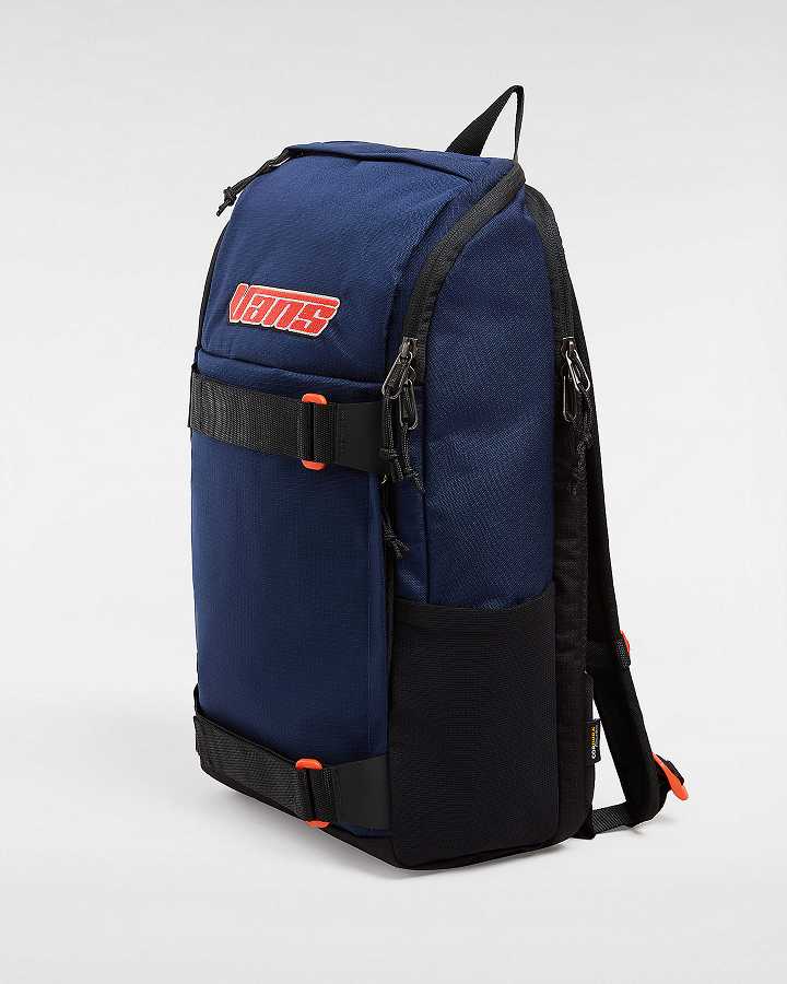 Blue Unisex Vans Obstacle Backpacks NZ | VN2839617