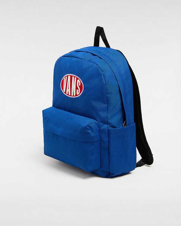 Blue Unisex Vans Old Skool Backpacks NZ | VN7802963