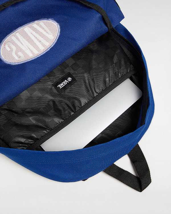 Blue Unisex Vans Old Skool Backpacks NZ | VN7802963