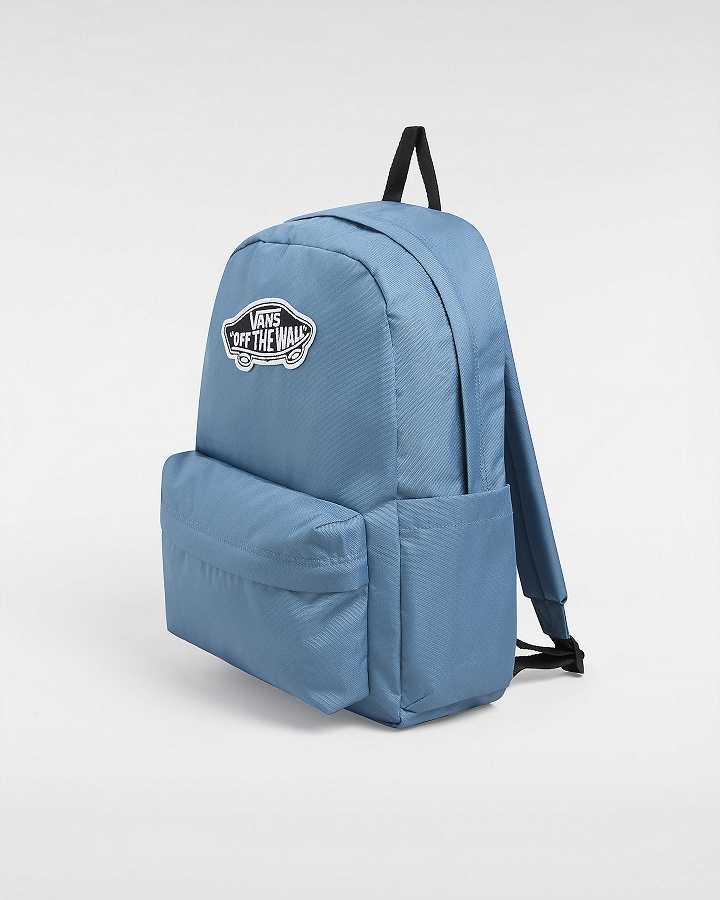 Blue Unisex Vans Old Skool Classic Backpacks NZ | VN7416805