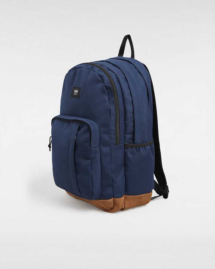 Blue Unisex Vans Old Skool Trek Backpacks NZ | VN8463029