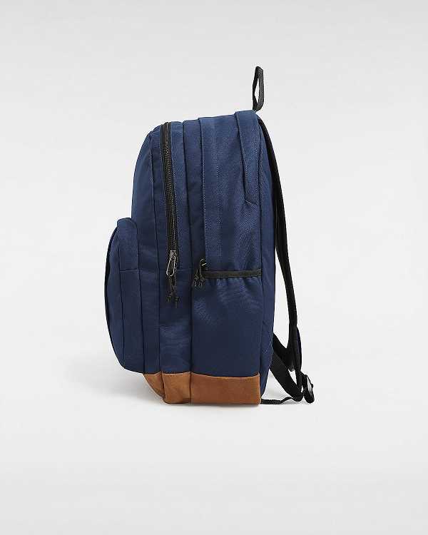 Blue Unisex Vans Old Skool Trek Backpacks NZ | VN8463029