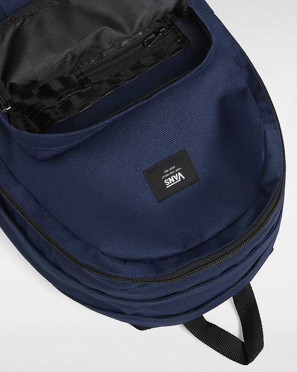 Blue Unisex Vans Old Skool Trek Backpacks NZ | VN8463029