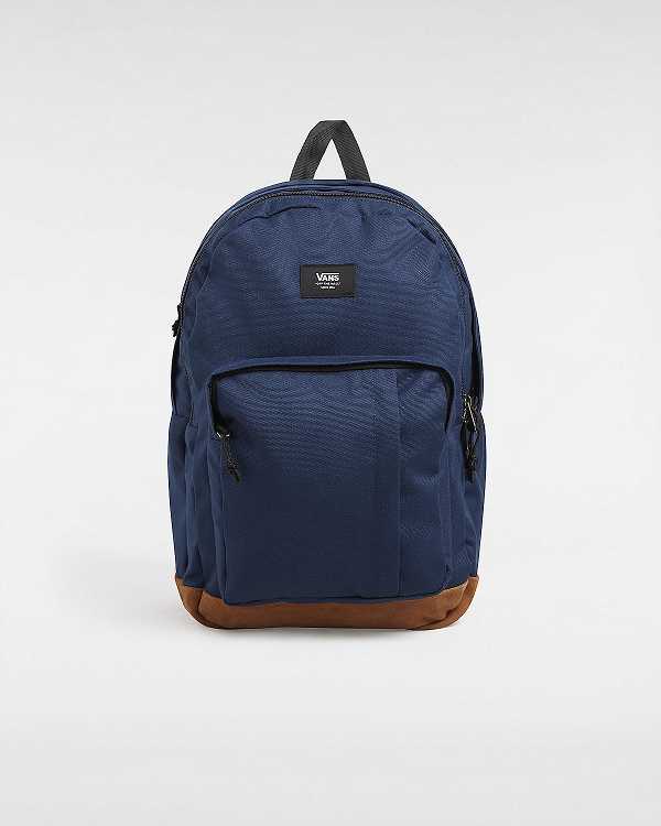 Blue Unisex Vans Old Skool Trek Backpacks NZ | VN8463029