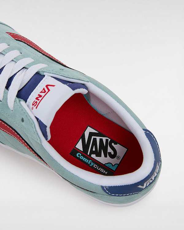 Blue Women Vans Cruze Too ComfyCush Sneakers NZ | VN9416725