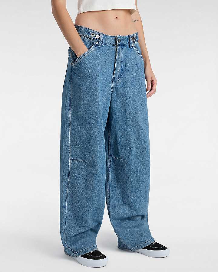 Blue Women Vans Curbside Pants NZ | VN1907684