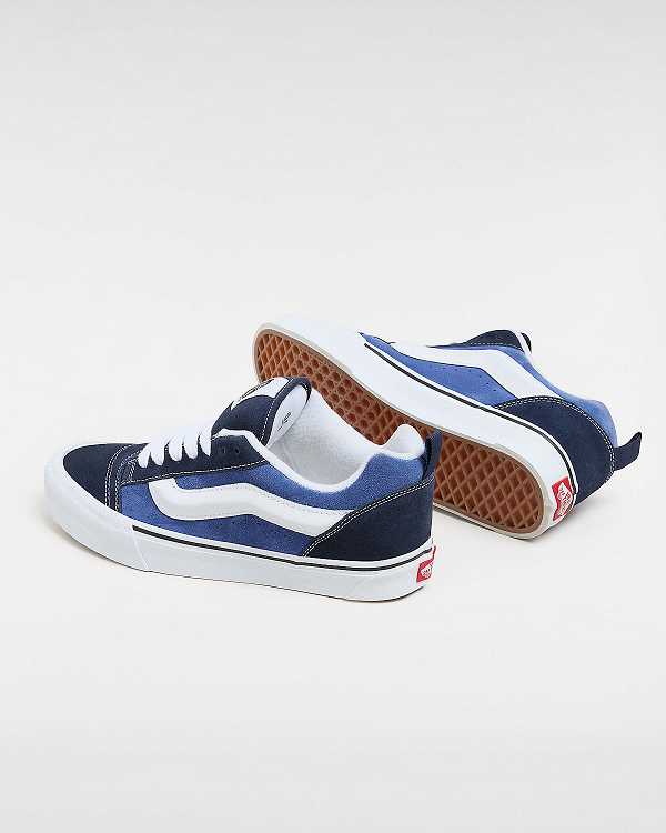 Blue Women Vans Knu Skool Skate Shoes NZ | VN9805714