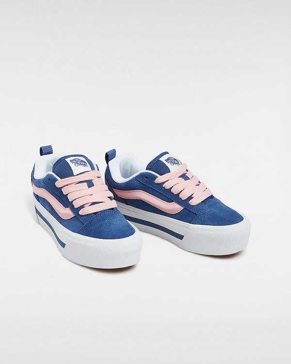 Blue Women Vans Knu Stack Sneakers NZ | VN5328769