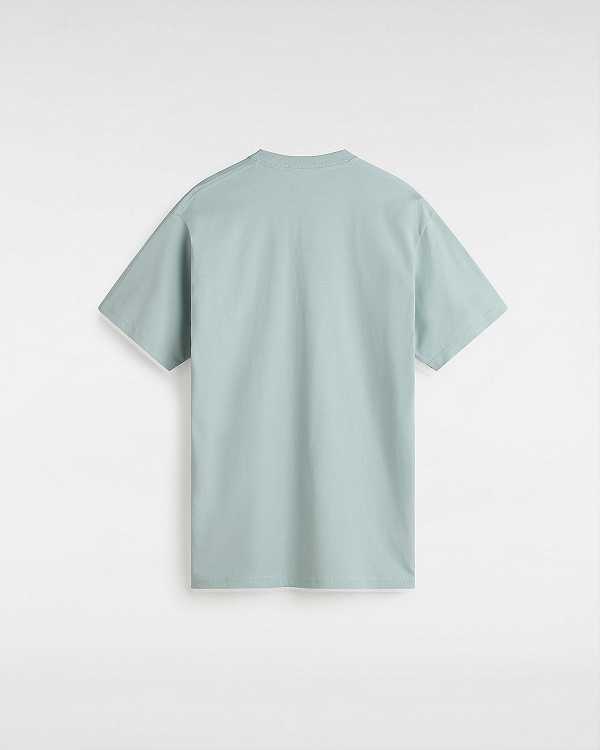 Blue Women Vans Left Chest Logo T Shirts NZ | VN7583604