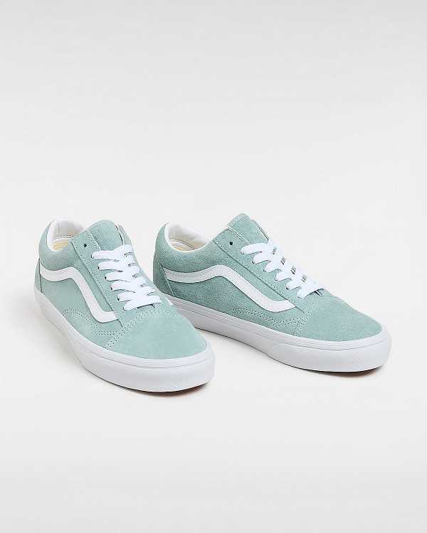 Blue Women Vans Old Skool Pig Suede Sneakers NZ | VN6057412