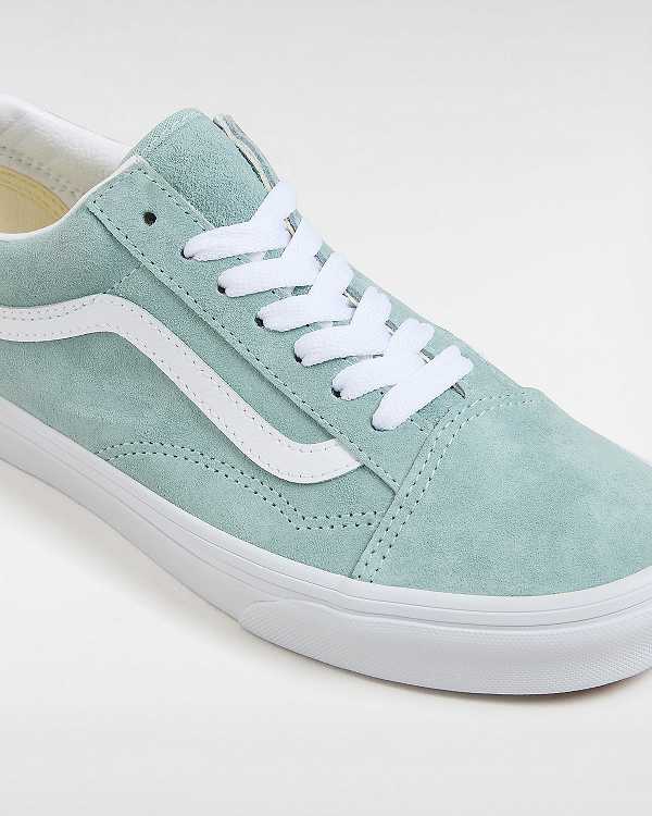 Blue Women Vans Old Skool Pig Suede Sneakers NZ | VN6057412