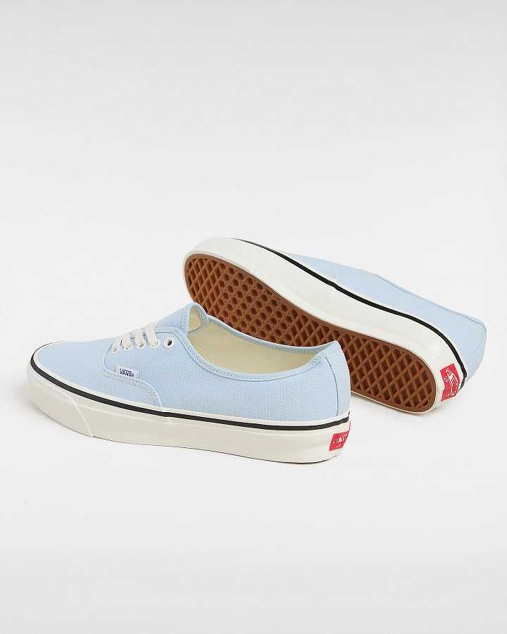 Blue Women Vans Premium Authentic 44 Duck Canvas Shoes NZ | VN7853209