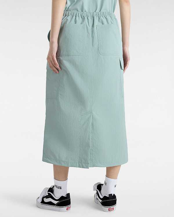 Blue Women Vans Riley Parachute Cargo Skirt NZ | VN6958073