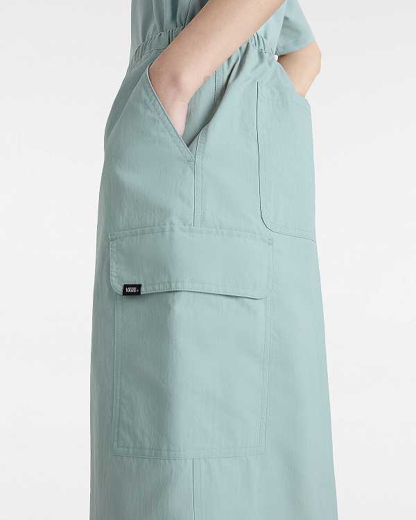 Blue Women Vans Riley Parachute Cargo Skirt NZ | VN6958073