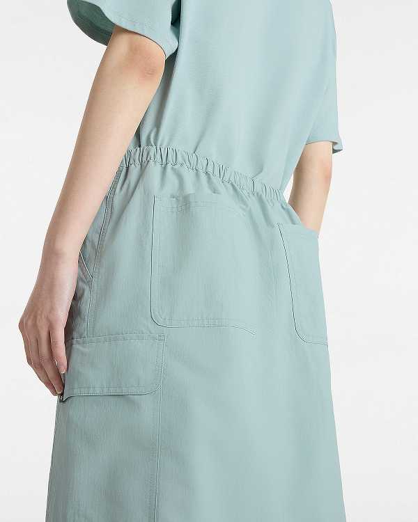 Blue Women Vans Riley Parachute Cargo Skirt NZ | VN6958073