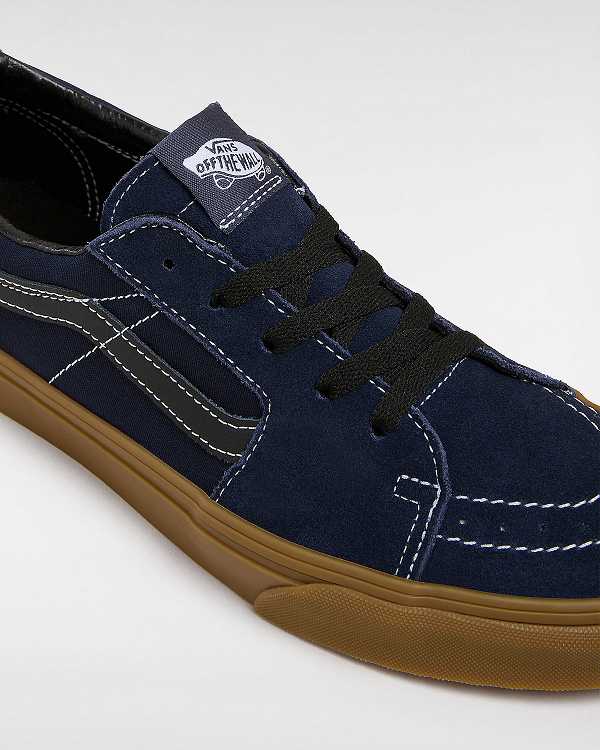 Blue Women Vans Sk8-Low Sneakers NZ | VN7930514