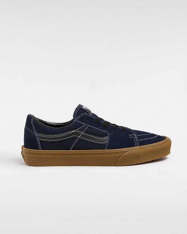 Blue Women Vans Sk8-Low Sneakers NZ | VN7930514