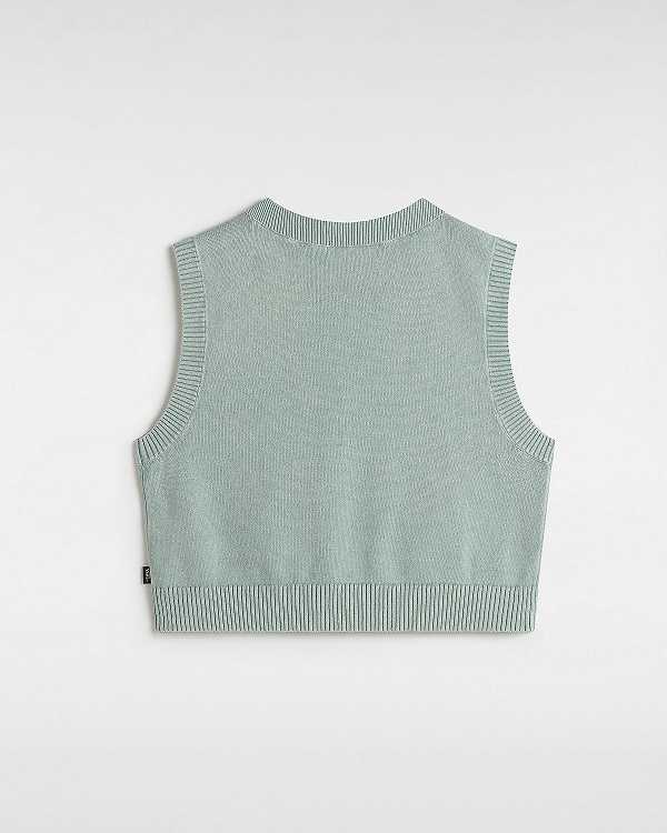 Blue Women Vans Syd Sweater Vest NZ | VN3568127