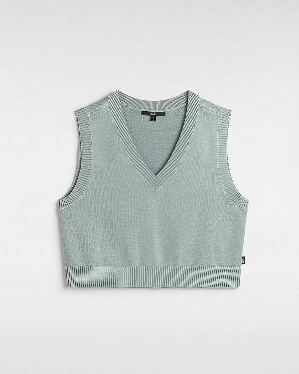 Blue Women Vans Syd Sweater Vest NZ | VN3568127